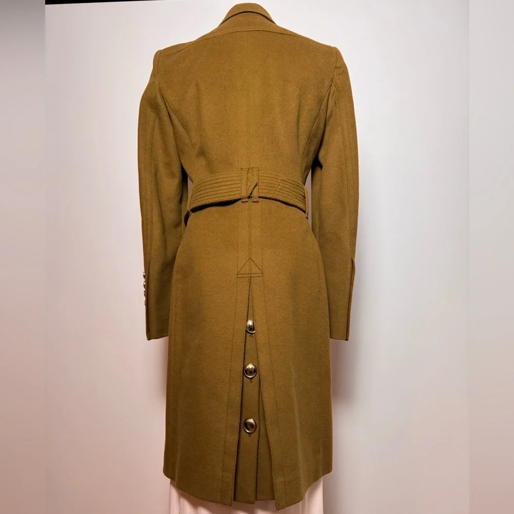Burberry Wool Cashmere Military Coat Size 6